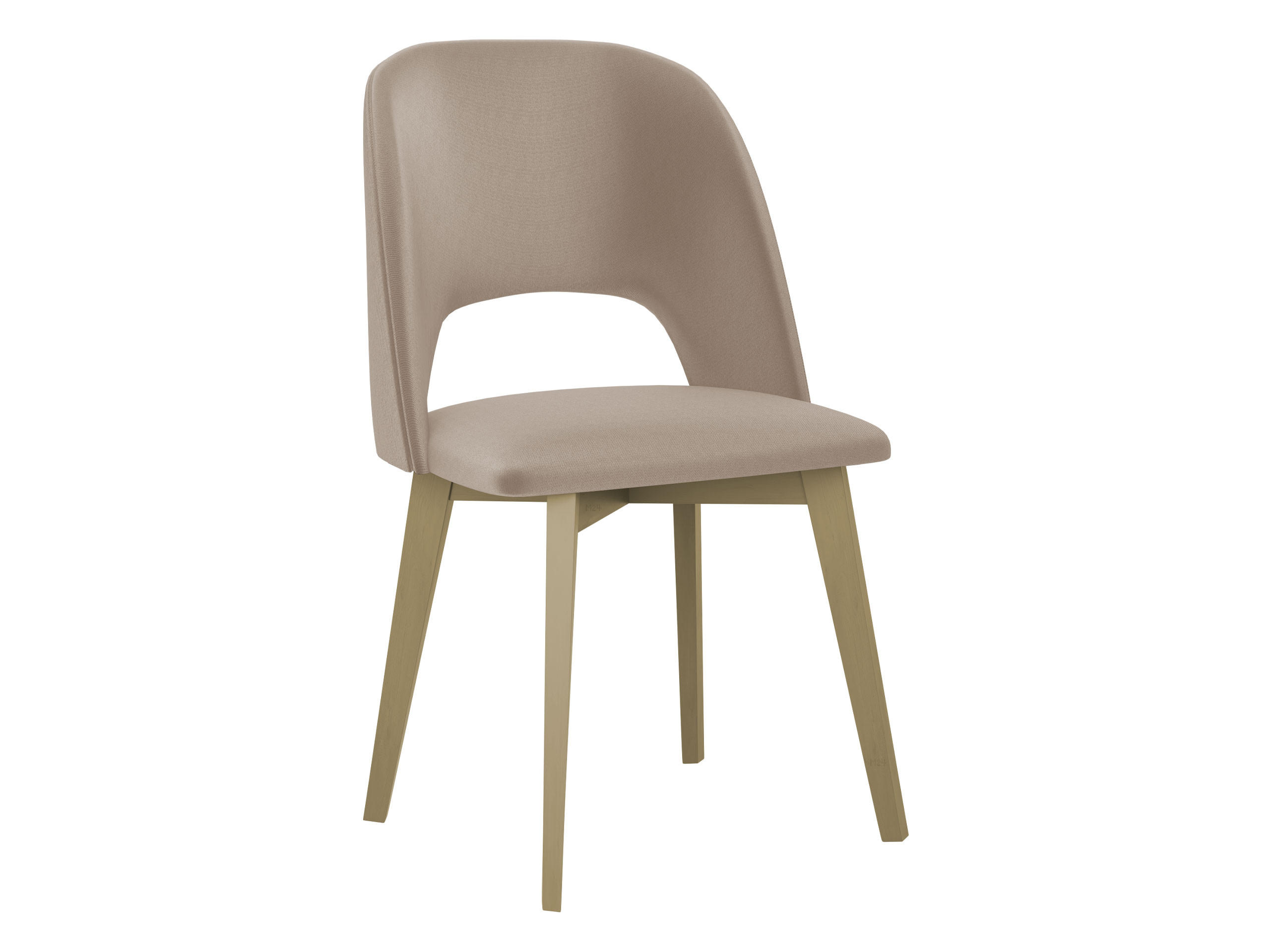 STUHL Monti 4, Holzfarbe: Sonoma - Eichefarben/Beige, Holz (48/83/54cm) - MIRJAN24