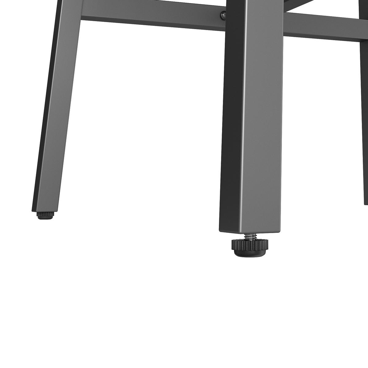 OUTDOOR-SOFASET 238x61x78cm grau aus Metall und mit Kissen - Grau, Metall - Modfu