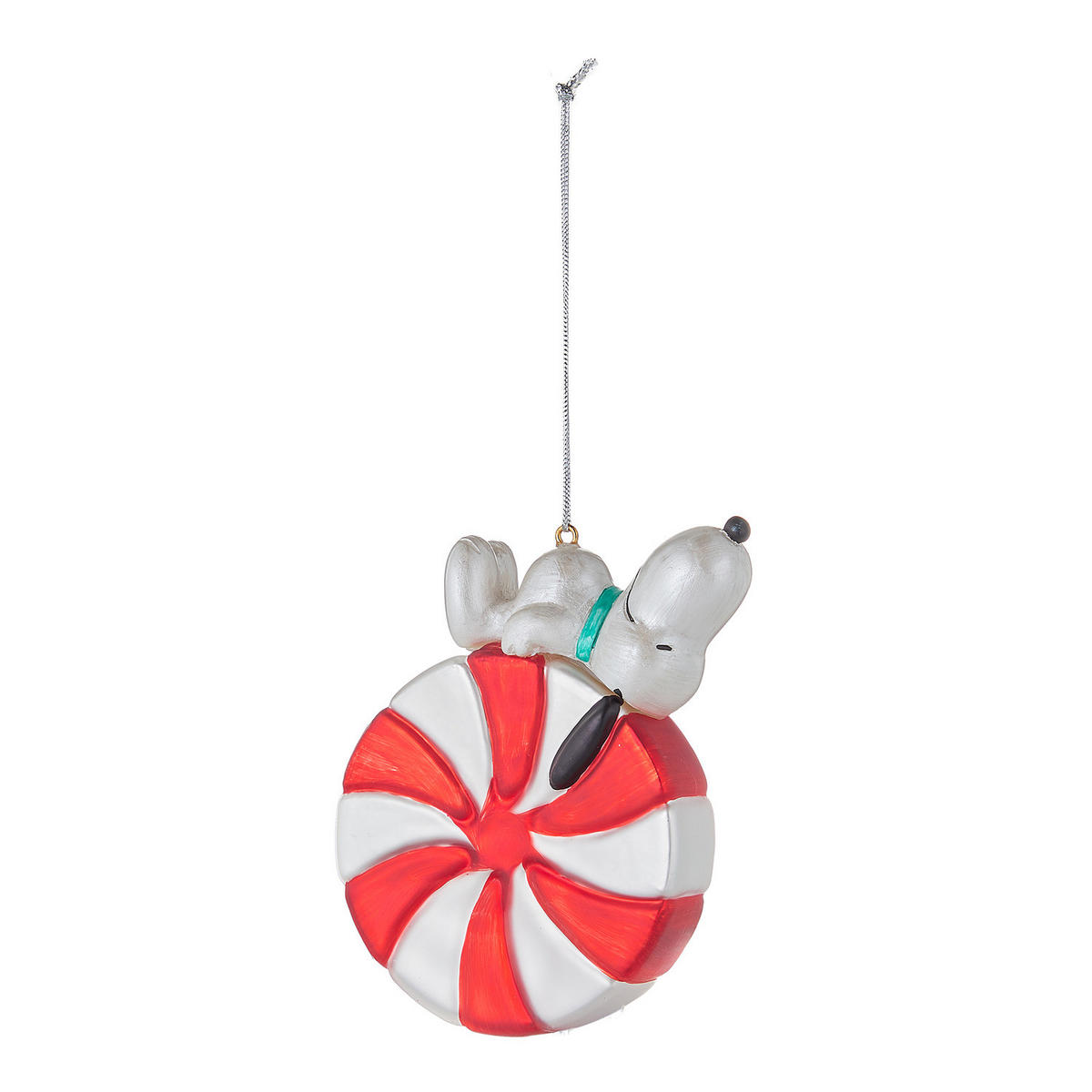 WEIHNACHTSBAUMKUGEL Hang On Snoopy Candy - Weiß, Glas (2/10/7cm) - Butlers