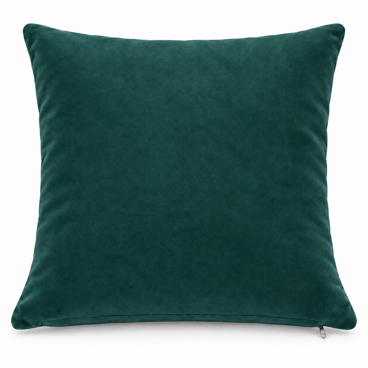 KISSENBEZUG Petrol 40x40 Samt weich - Petrol, Textil (40/40cm) - TiborTex