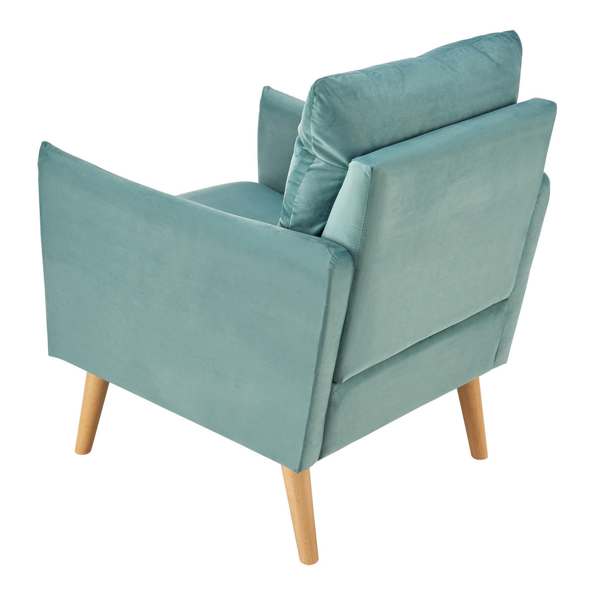 POLSTERSESSEL Eitting - Grün, Textil (64/85/77cm) - [en.casa]