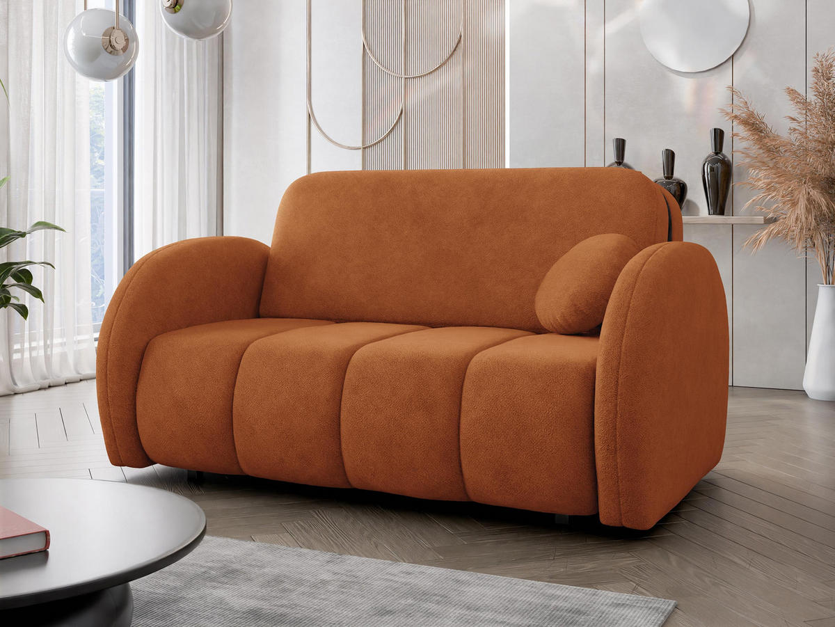 SCHLAFSOFA Viva Comfy III - Schwarz/Braun, Holz/Textil (152/85/103cm) - MIRJAN24
