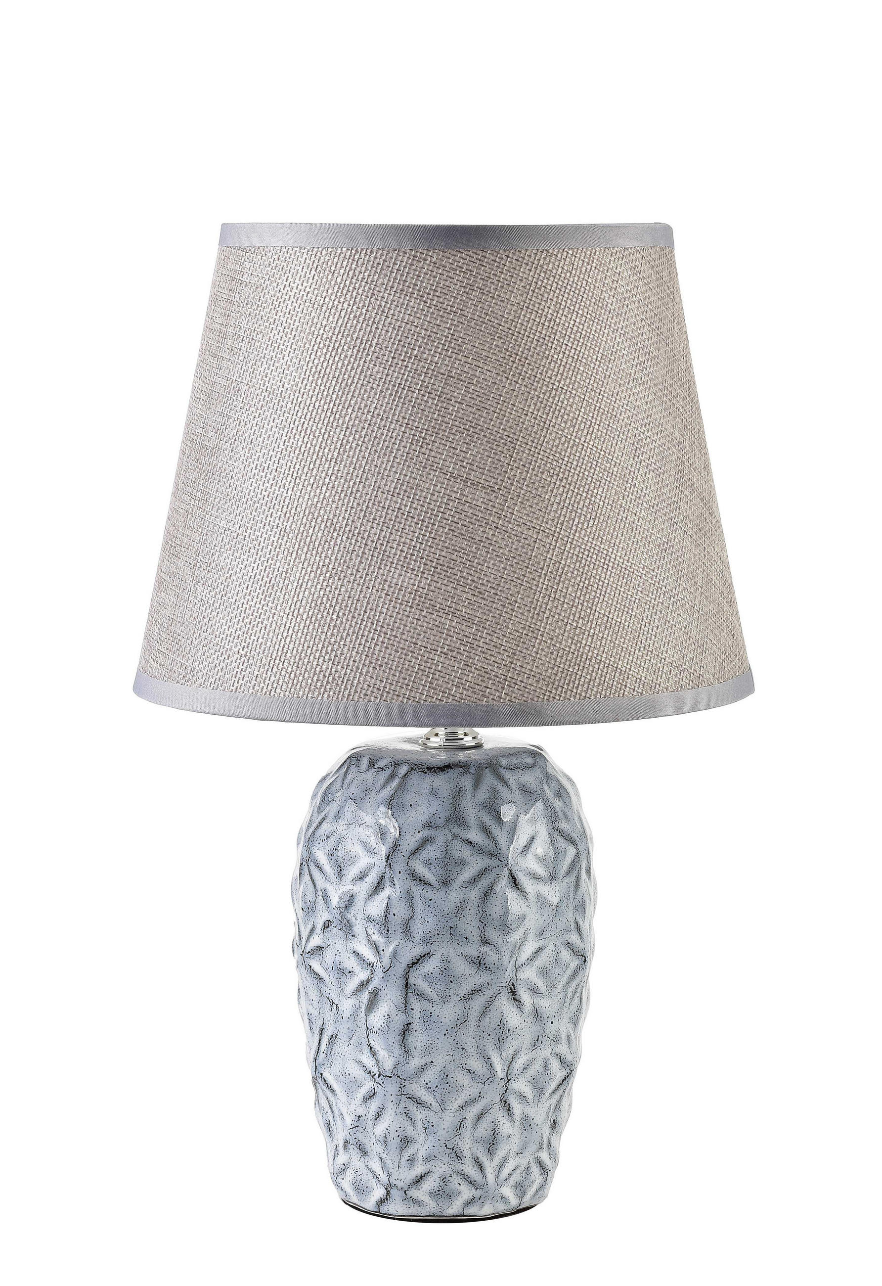 TISCHLAMPE LETI RUSTIC 9/9/31cm Blau Keramik - Blau, Keramik (9/9/31cm) - Mondex