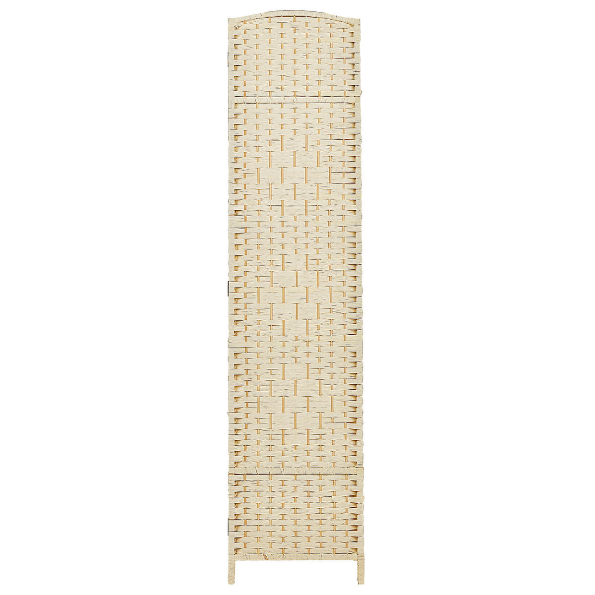 DĚLICÍ PANEL 4-dílná Světle béžový 163/170 cm Lappago - béžová, papír (163/170/2cm) - Beliani