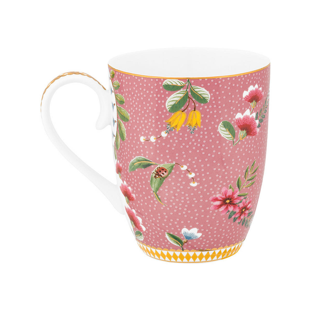 BECHER 2er-Set Large la majorelle rosa 350 ml - Rosa, Keramik (0.35L) - Pip Studio