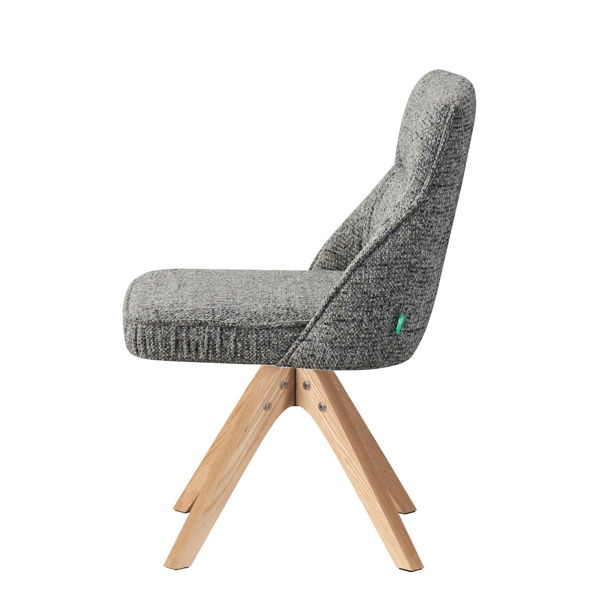 ESSZIMMERSTUHL TALINA 2er-Set - Dunkelgrau, Holz/Textil (49/84/62cm) - DUBI Möbel