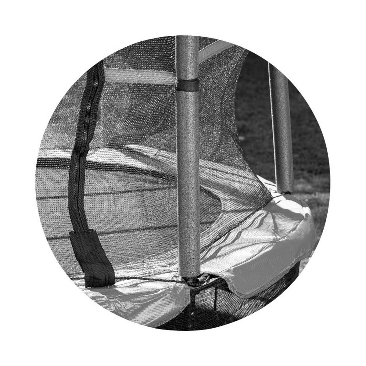 KINDERTRAMPOLIN Up und Down 140 cm rot Sicherheitsnetz Gummibänder bis 27kg - Rot, Textil (140/140cm) - Chipolino