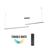 LED-HÄNGELEUCHTE Splint X2 Tunable White - Graubraun, Metall (2/100/2cm) - Lumicom
