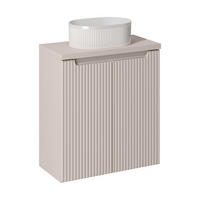 WASCHTISCHKOMBI 80 cm 3 Teile Nova Cashmere N BM158 in Kaschmir/Matt - Kaschmir, Holz (80/57/40cm)