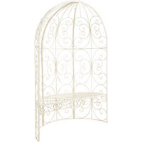 PAVILLON 120/58/178 cm Metall Antik-Creme - Creme, Metall (120/178/58cm) - CLP