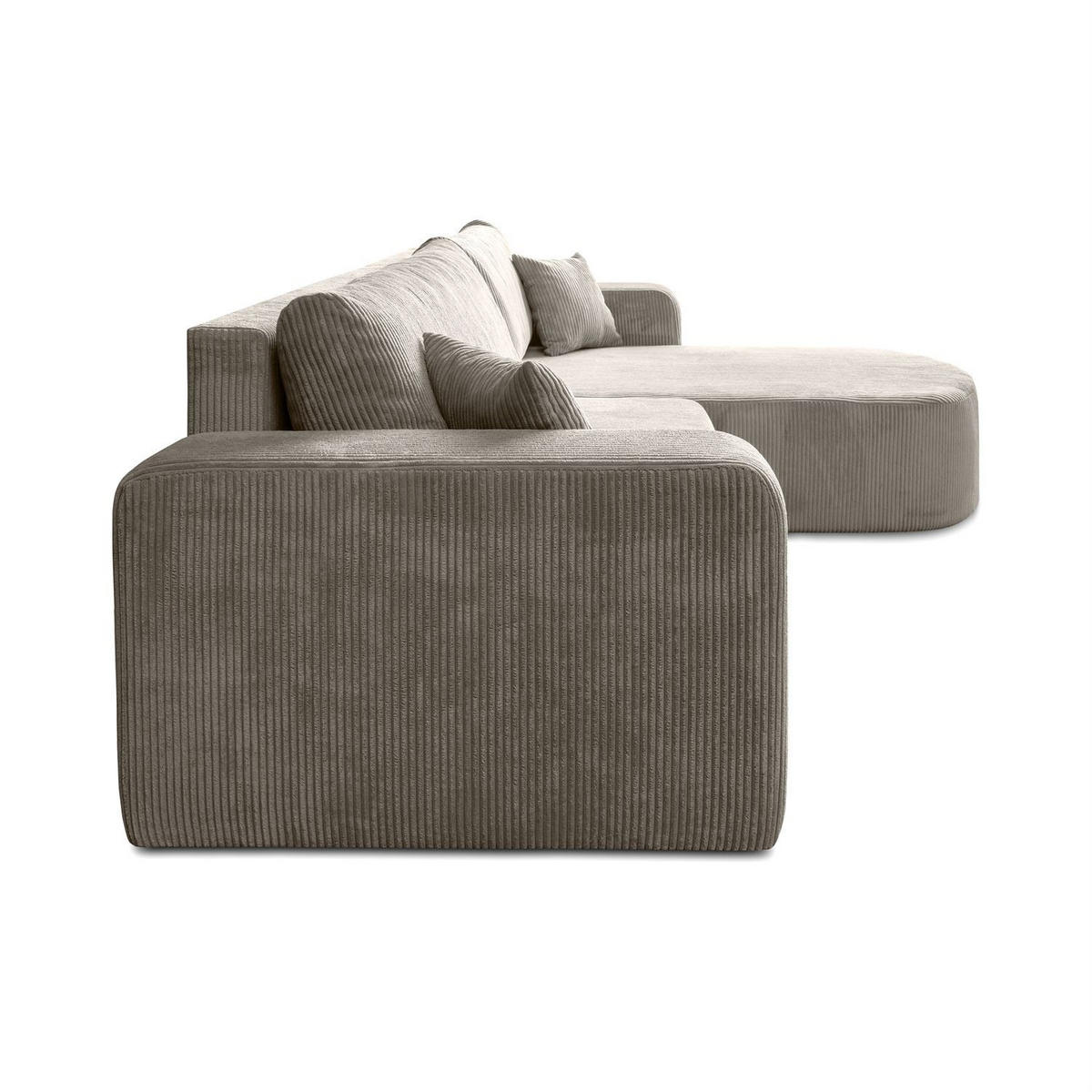 ECKSOFA SOPRANO mit Schlafunktion und Stauraum POSO 02 - Beige, Textil (271/175cm) - Lookway
