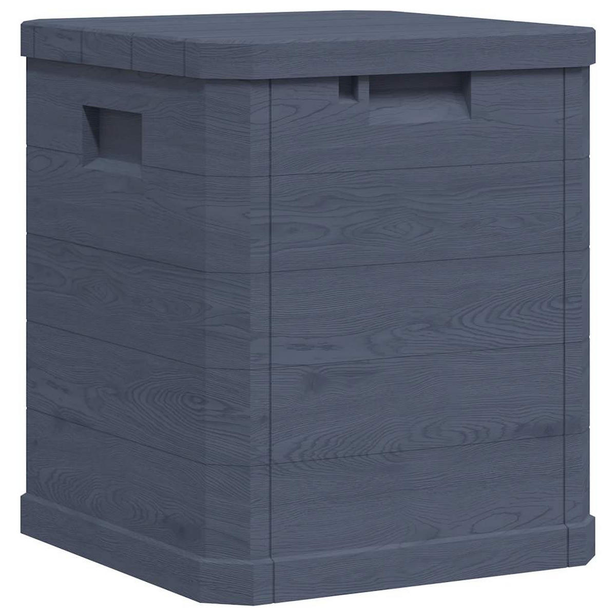 GARTEN-AUFBEWAHRUNGSBOX 90 L Anthrazit - Anthrazit, Kunststoff (42.5/50/44cm) - vidaXL