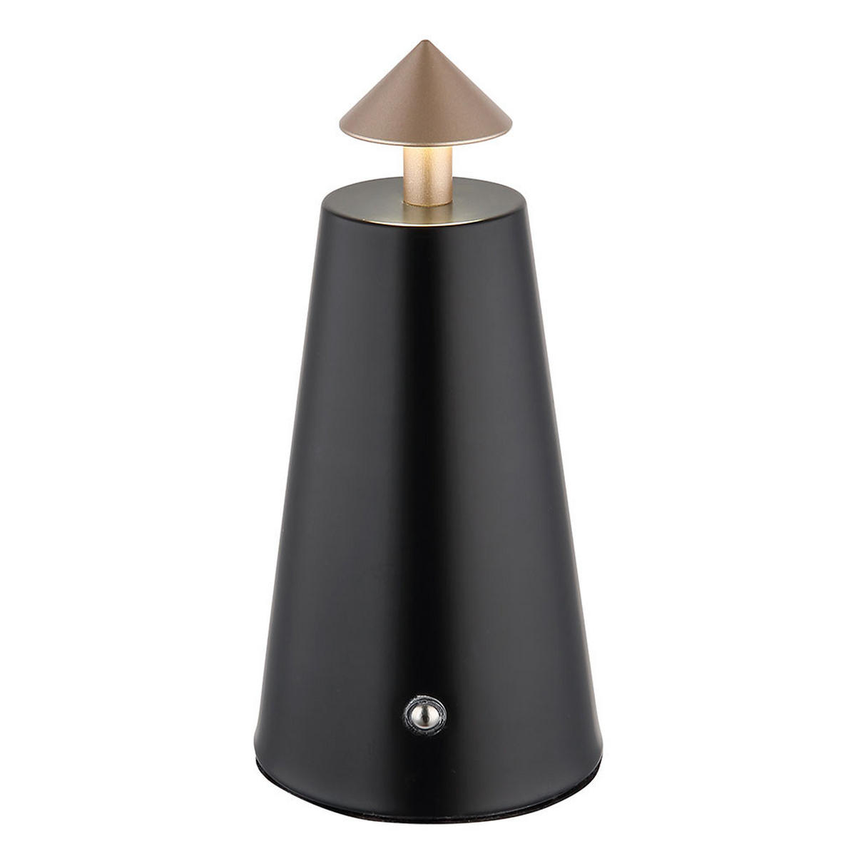 2X LED TISCHLEUCHTE Schwarz Cappuccino CCT - Schwarz, Metall (9/9/19cm) - Globo Lighting