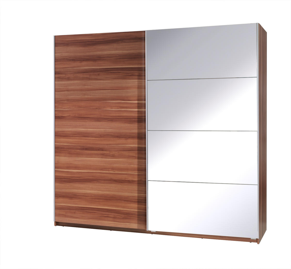 SCHIEBETÜRENSCHRANK - Kleiderschrank Corse 3 Pflaume - Pflaume, Holzwerkstoff (255/211/63cm) - Möblo