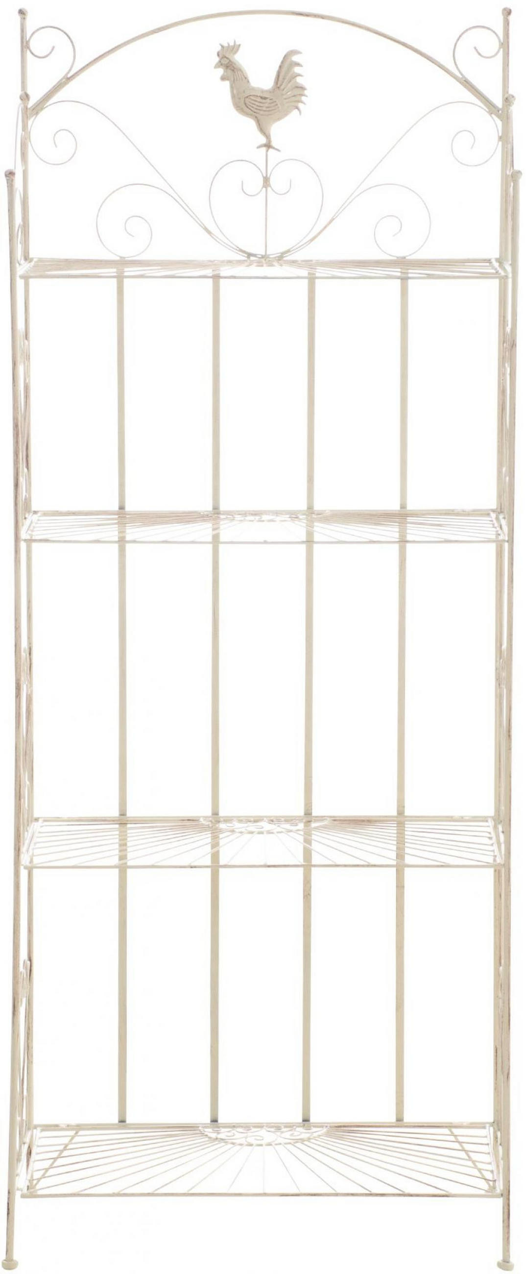 STANDREGAL Metall Antik-Creme - Perlmutt, Metall (61.5/153/33cm) - CLP