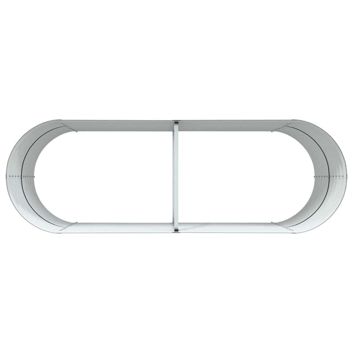 HOCHBEET Braun 240/80/81 Cm Stahl - Braun, Metall (80/81/240cm) - vidaXL