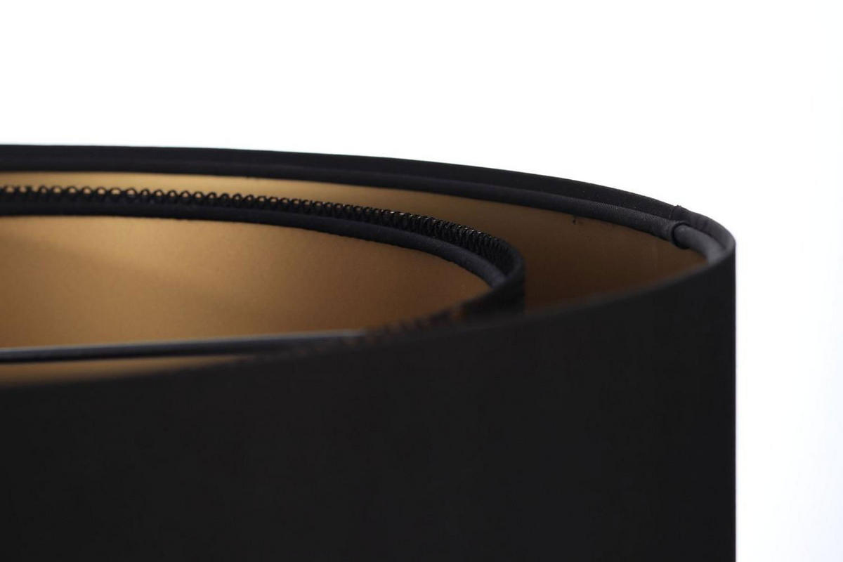 HÄNGELEUCHTE Gold 50/23 cm - Goldfarben/Schwarz, Kunststoff (50/1.3/23cm) - ONZENO