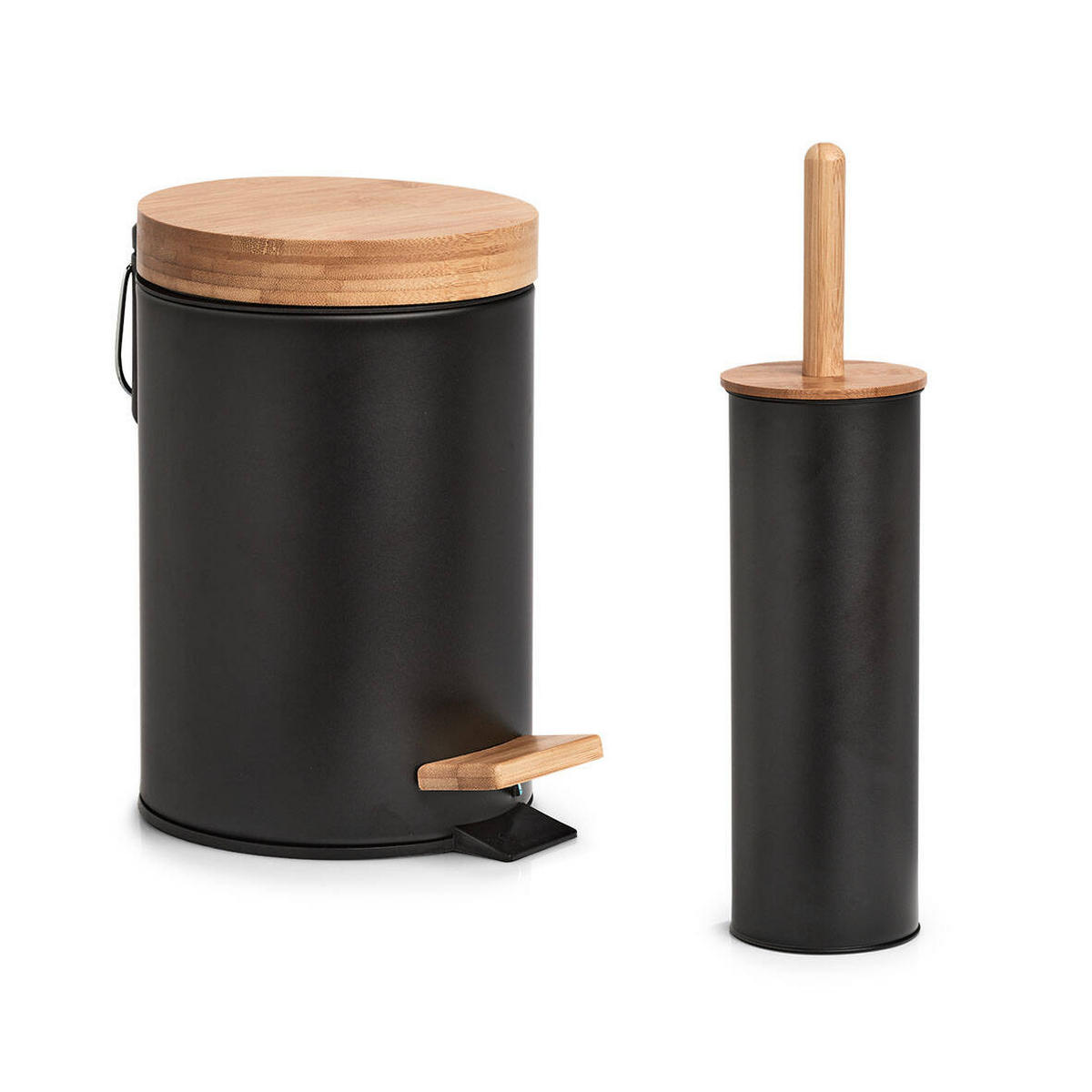 WC-BÜRSTE Ø 10 cm - Schwarz, Metall (10/38.4/10cm)