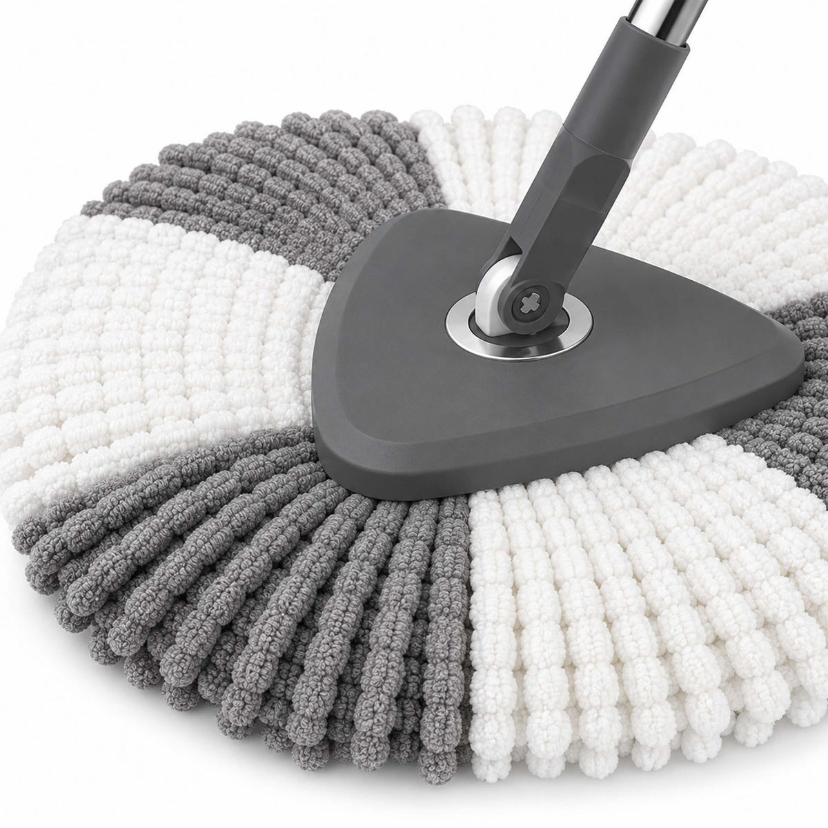 SADA-MOPU Antracit Šedá Korálová s kbelíkem a odstřeďovačem - různobarevná, kov/textil (54/28/25cm) - Relaxdays