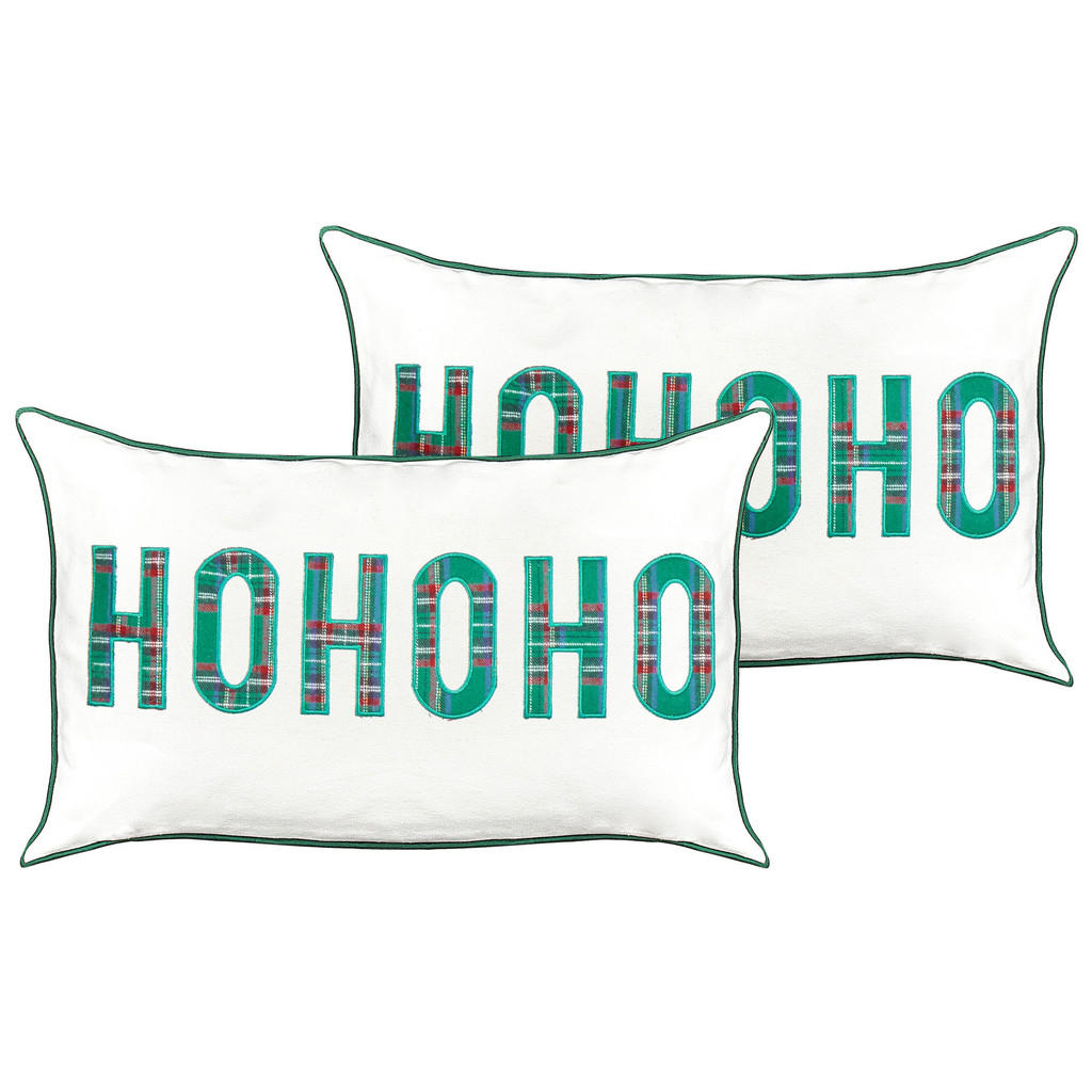 PERNĂ decorativă set de 2 albă 50/30 cm Joycandy