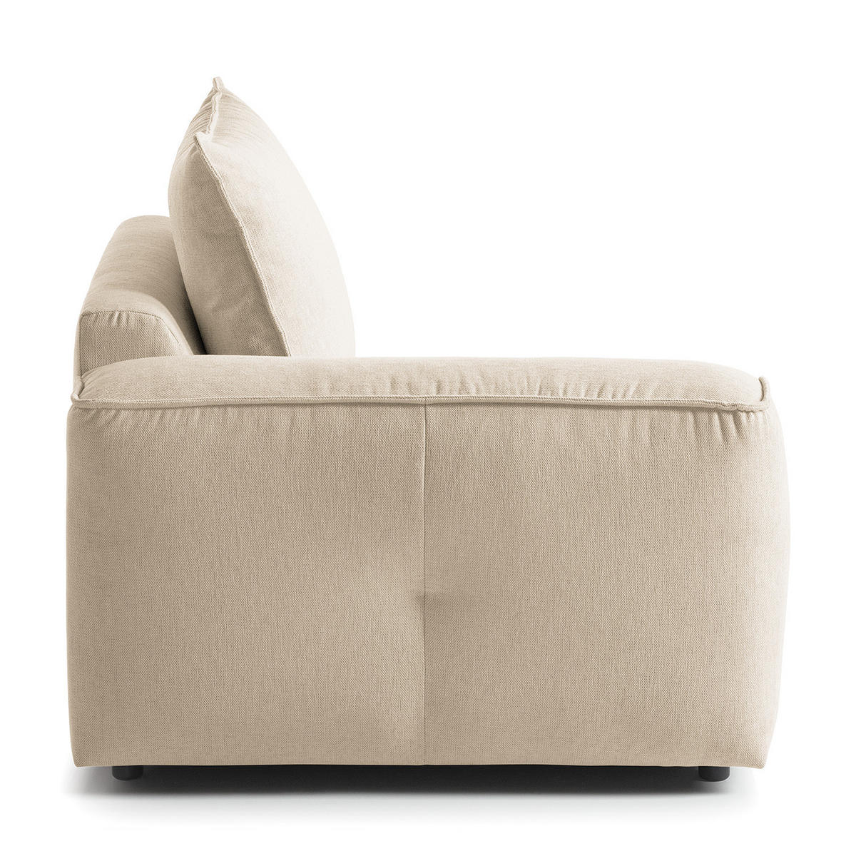 MODULSESSEL - Beige, Holz/Textil (104/82/99cm) - home24
