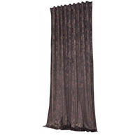 VORHANG SAMT MILANO STAR HxB 245x140 cm Grau Rosegold - Roségold, Textil (140/245cm) - Gardinenbox