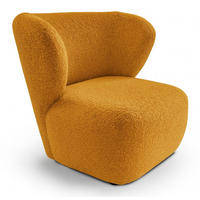 SESSEL Orange EVA mit breiter Rückenlehne Bouclé Stoff - Orange, Textil (82/74/74cm) - Sepro Meble
