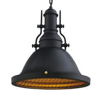 PENDELLEUCHTE Turami 31/35 cm - Goldfarben/Schwarz, Metall (35/31/35cm) - Bamyum