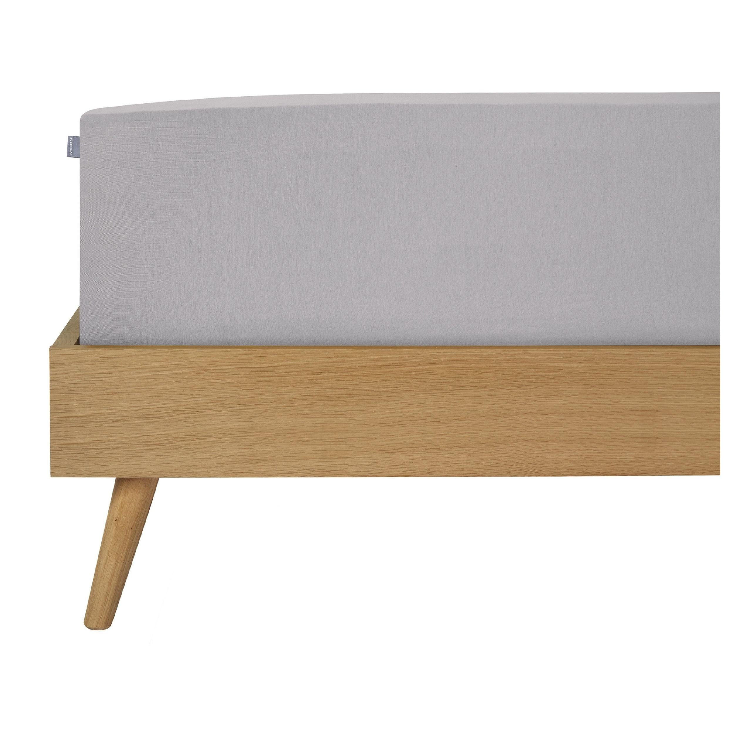 SPANNBETTLAKEN Jessi 100% Baumwolle 150x200 cm Hellgrau - Hellgrau, Textil (150/200cm) - SCHIESSER
