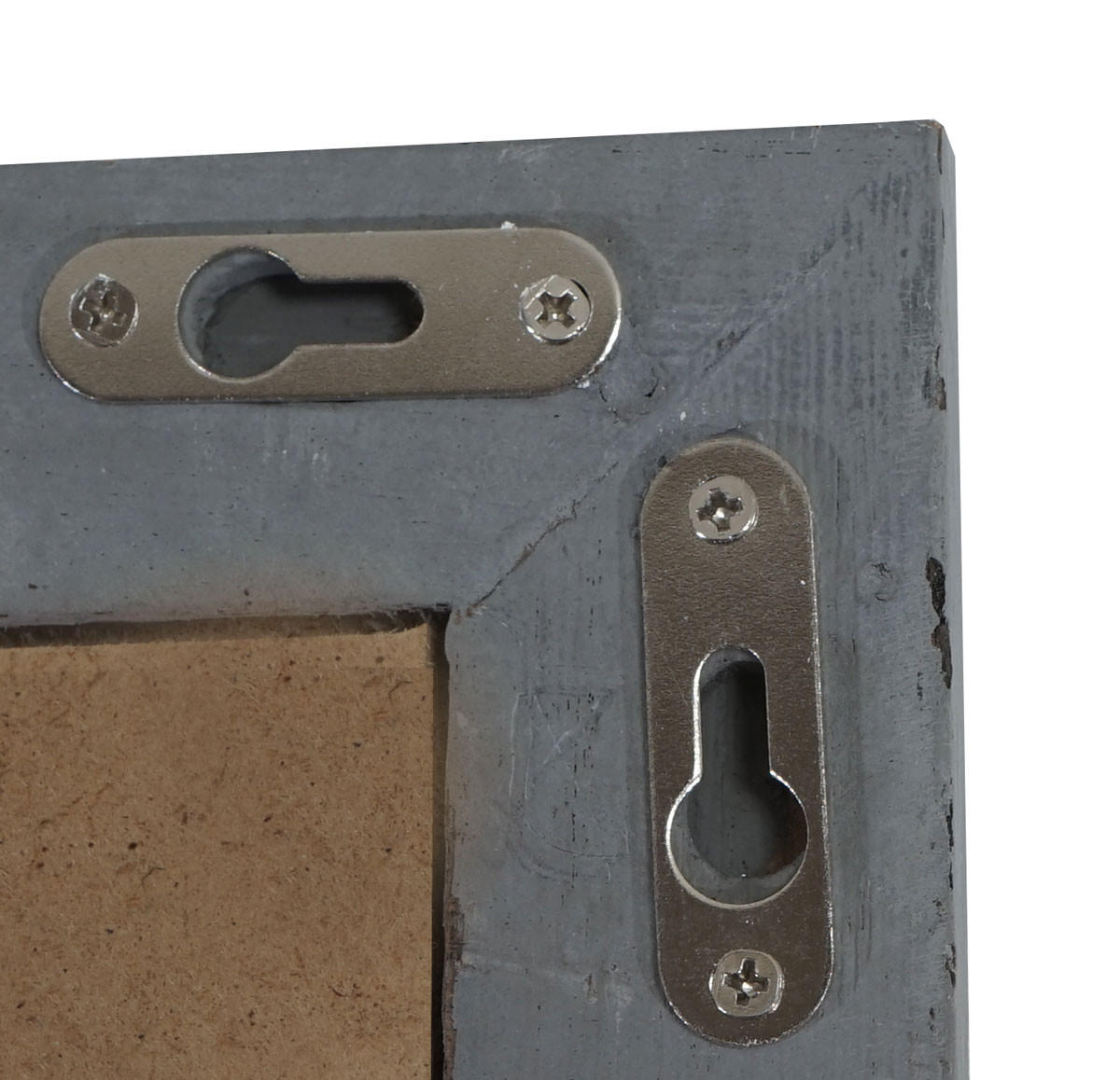 BILDERRAHMEN SHABBY-LOOK rechteckig Grau - Grau, Holz (36/26cm) - Jamb