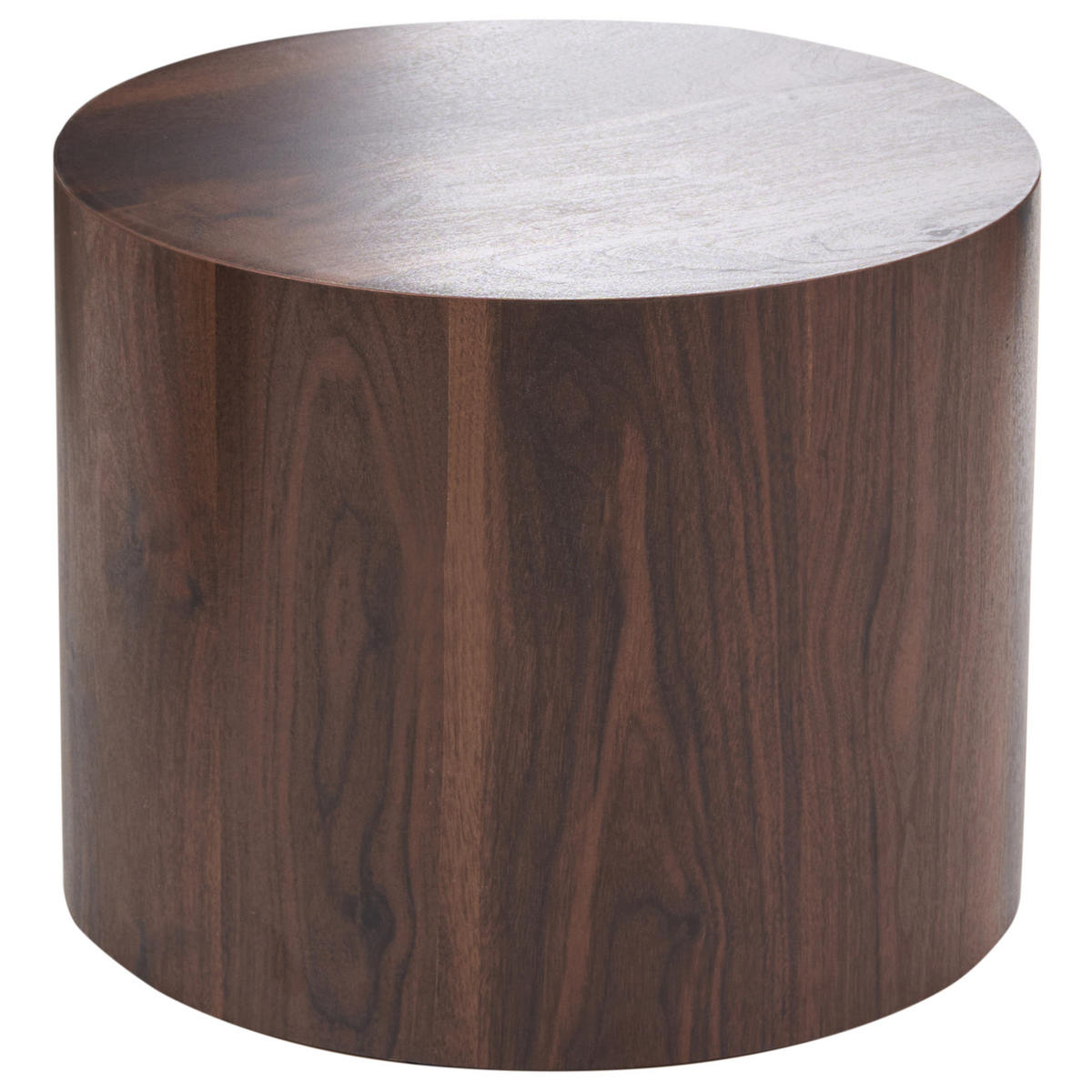 KLUBSKA MIZICA komplet 2 temno rjava - temno rjava, leseni material (48/48/38cm) - Beliani