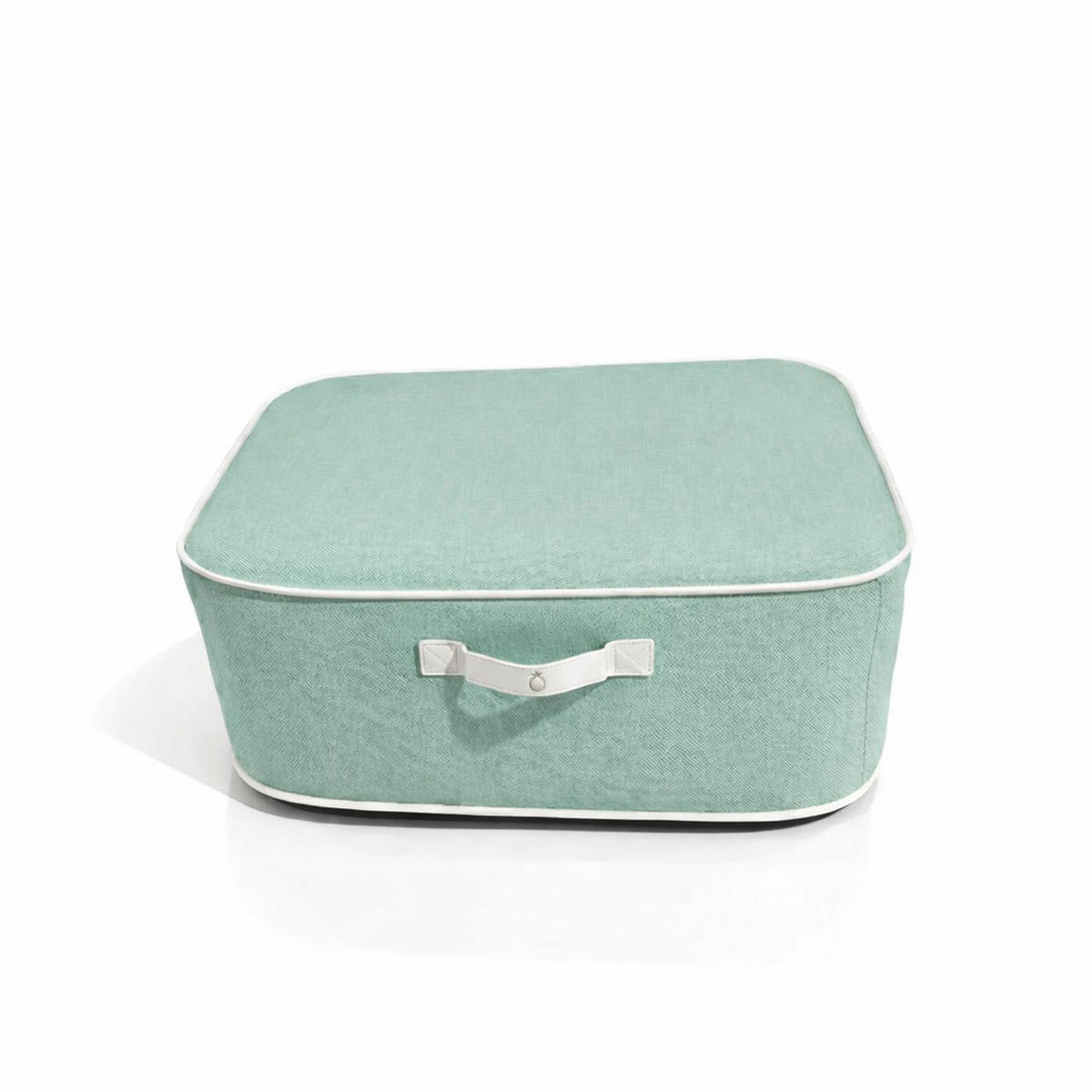 HOCKER NUMA Grün - Mintgrün/Grün, Kunststoff/Textil (75/35/75cm) - Coco Lounge