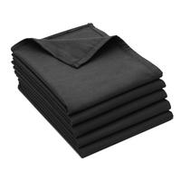GESCHIRRTÜCHER, 5er-Set, 100% Baumwolle - Schwarz, Textil (50/70cm) - Zollner