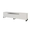 LOWBOARD NOA-2-S 200x53x41 cm - Weiß - Schwarz/Weiß, Holzwerkstoff (200/53/41cm) - ALTDECOR