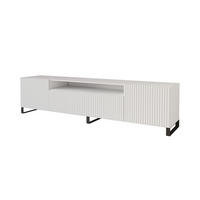 LOWBOARD NOA-2-S 200x53x41 cm - Weiß - Schwarz/Weiß, Holzwerkstoff (200/53/41cm) - ALTDECOR