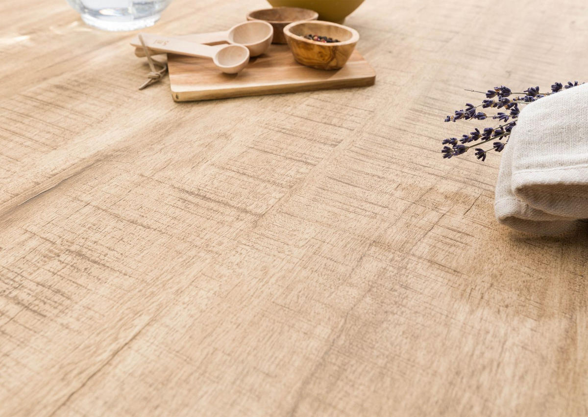 BAUMTISCH Mango 180x90x79 beige lackiert / Mikado-Beine anthrazit matt FREEFORM 5 - Beige/Anthrazit, Holz (180/90/79cm) - Massivmoebel24