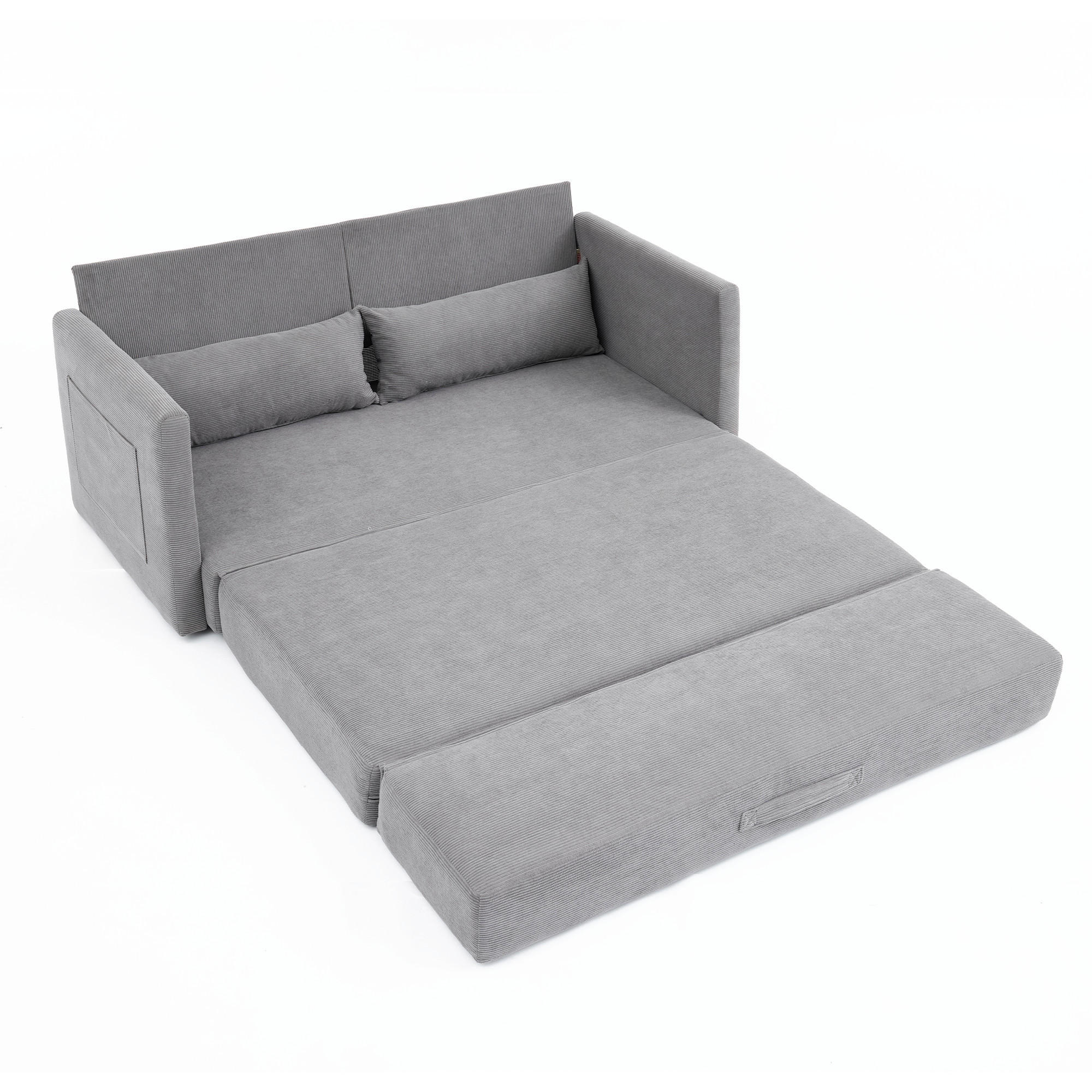 Lvhom Schlafsofa Grau 165x82x92 cm