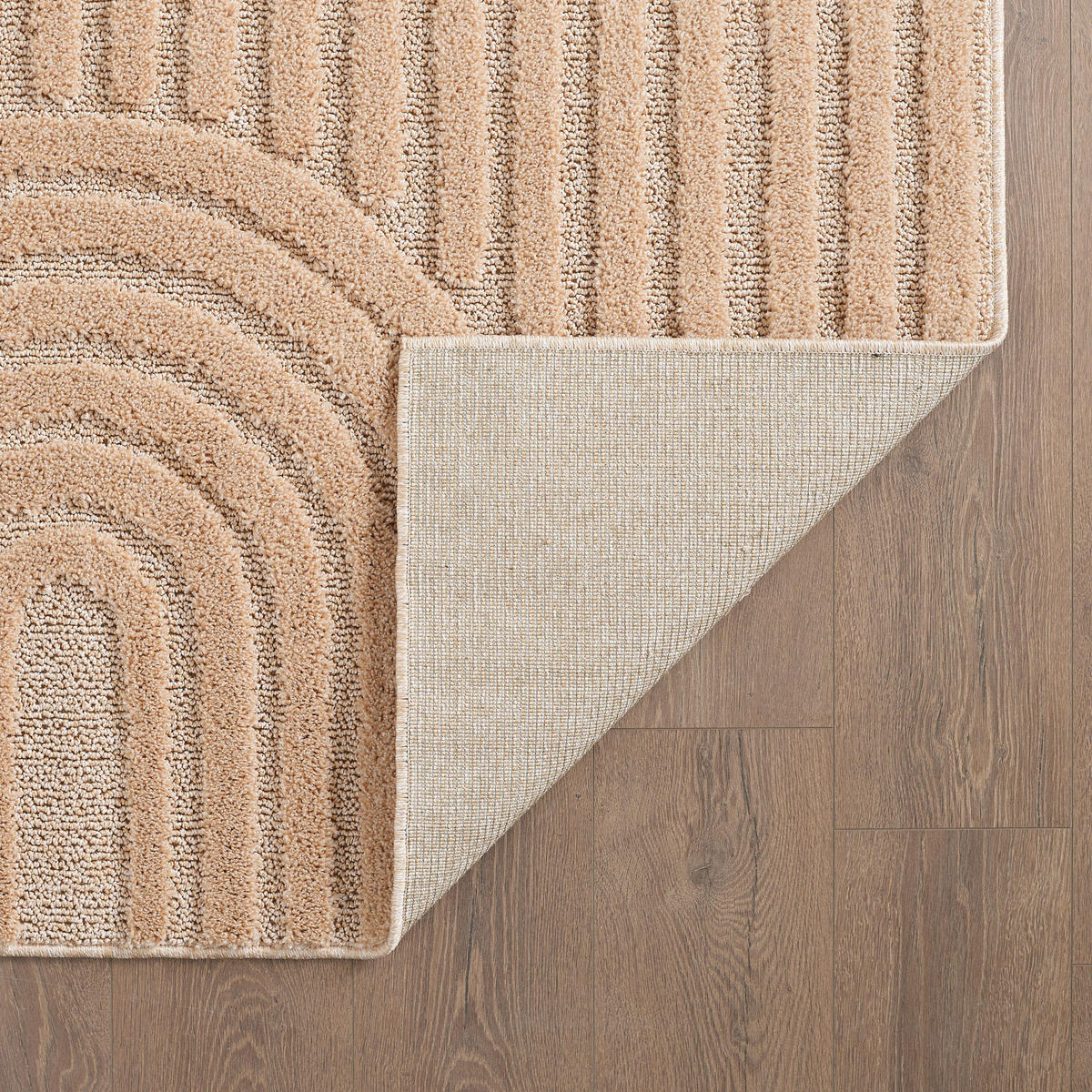 TEPPICH Hochflor Skandi-Boho Muster Polypropylen Wohnzimmer Rosa Rechteckig 240x340 - Rosa, Textil (240/340cm) - KADIMA DESIGN