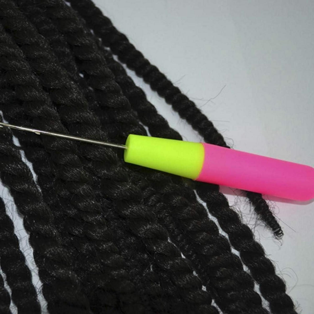 HÄKELNADEL Set 5-teilig für Haarverlängerung und Teppichherstellung - Multicolor, Metall (1/1/16.5cm)