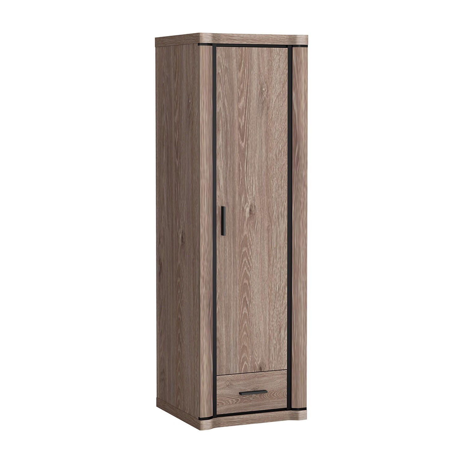 Koseto Kleiderschrank Trüffeleiche 58x192x59 cm