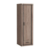 KLEIDERSCHRANK Dallas D-19 58 x 192 x 59 cm Trüffeleiche - Trüffeleichefarben, Holzwerkstoff/Kunststoff (58/192/59cm) - Koseto