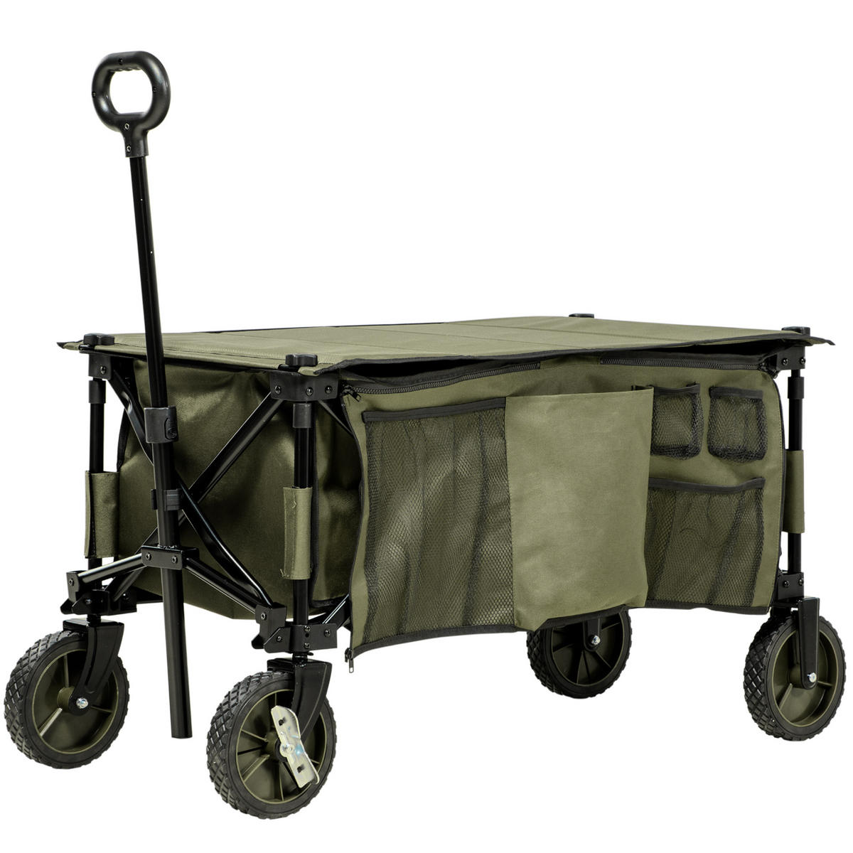 GARTENWAGEN DE-18762 - Grün, Metall (55/93/108cm) - ComfortXL