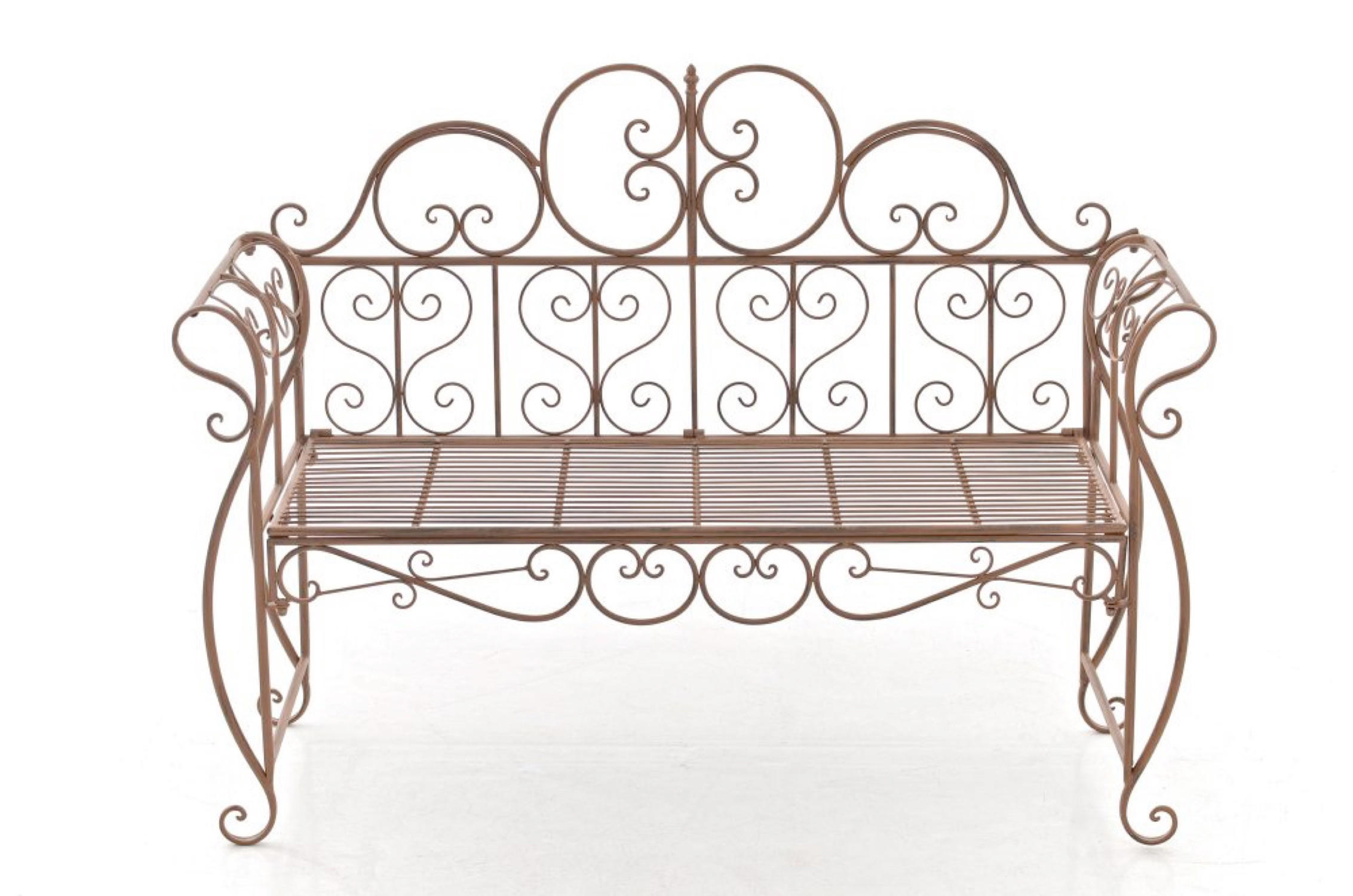 GARTENBANK Minno antik braun - Braun, Metall (128/46/94cm) - TPFGarden