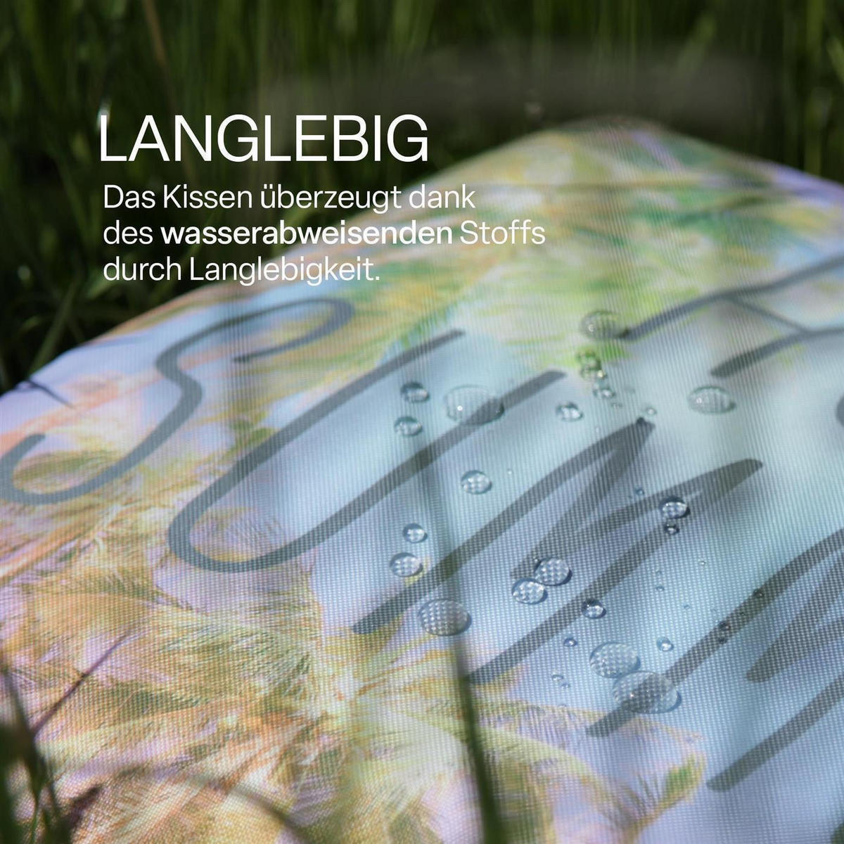 OUTDOORKISSEN 45x45 cm wasserabweisend "Hot Summer" 6er-Pack - Lila, Kunststoff (45/45cm)