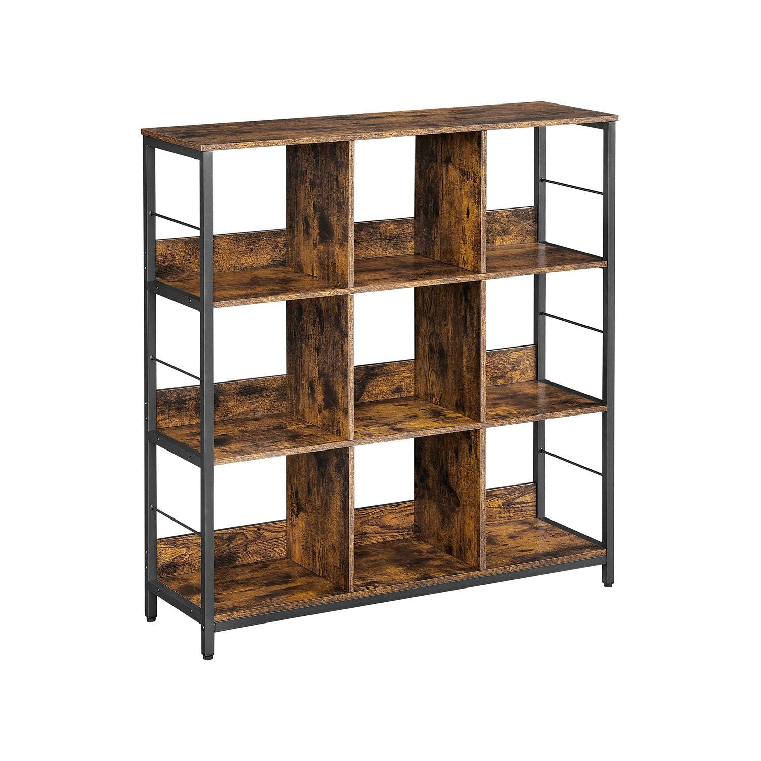 BÜCHERREGAL BASSETERRE - Braun, Holzwerkstoff (100/103.1/30cm) - Hansiro