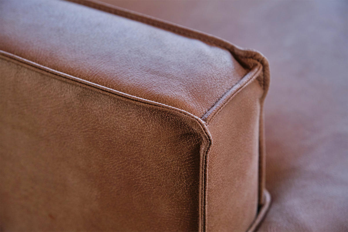 ECKSOFA VILNIUS Braun Kunstleder - Dunkelbraun/Schwarz, Leder/Textil (286/170cm) - KAWOLA