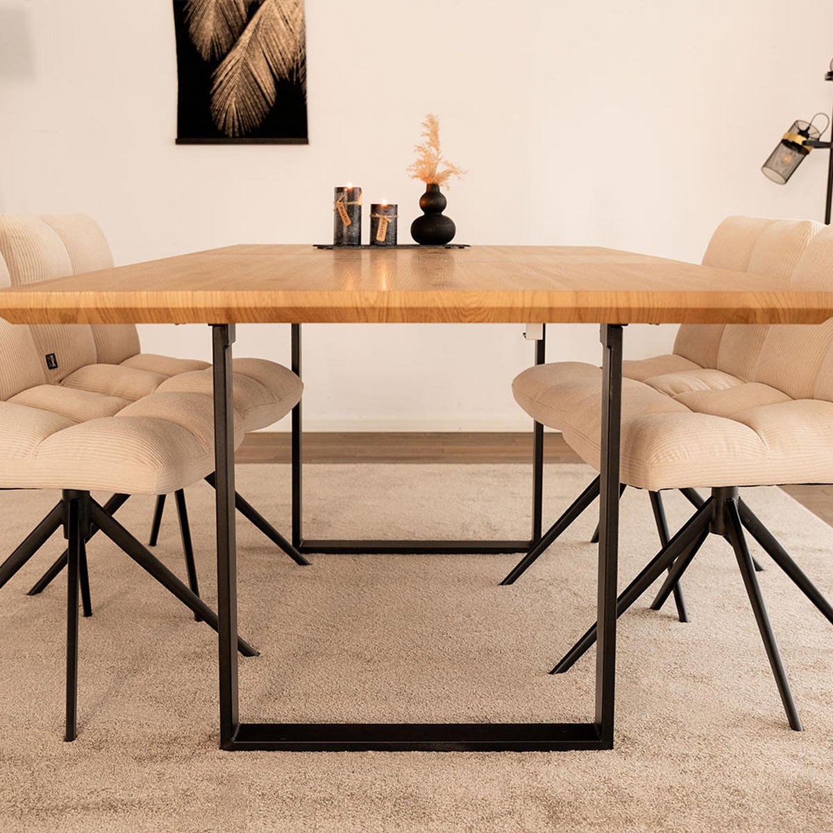 ESSTISCH ECKIG AVENCIA - Light Oak, 200 x 100 cm - Hellbraun, Holz (160/100/4cm) - Home Deluxe