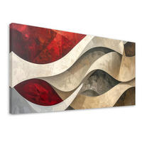 LEINWANDBILD 3D und geometrisch 120x60cm - Multicolor, Textil (120/60cm) - Feeby