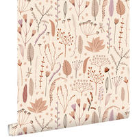 TAPETE Feldblumen 50 x 900 cm - Beige, Papier (50/0.1cm) - ESTAhome