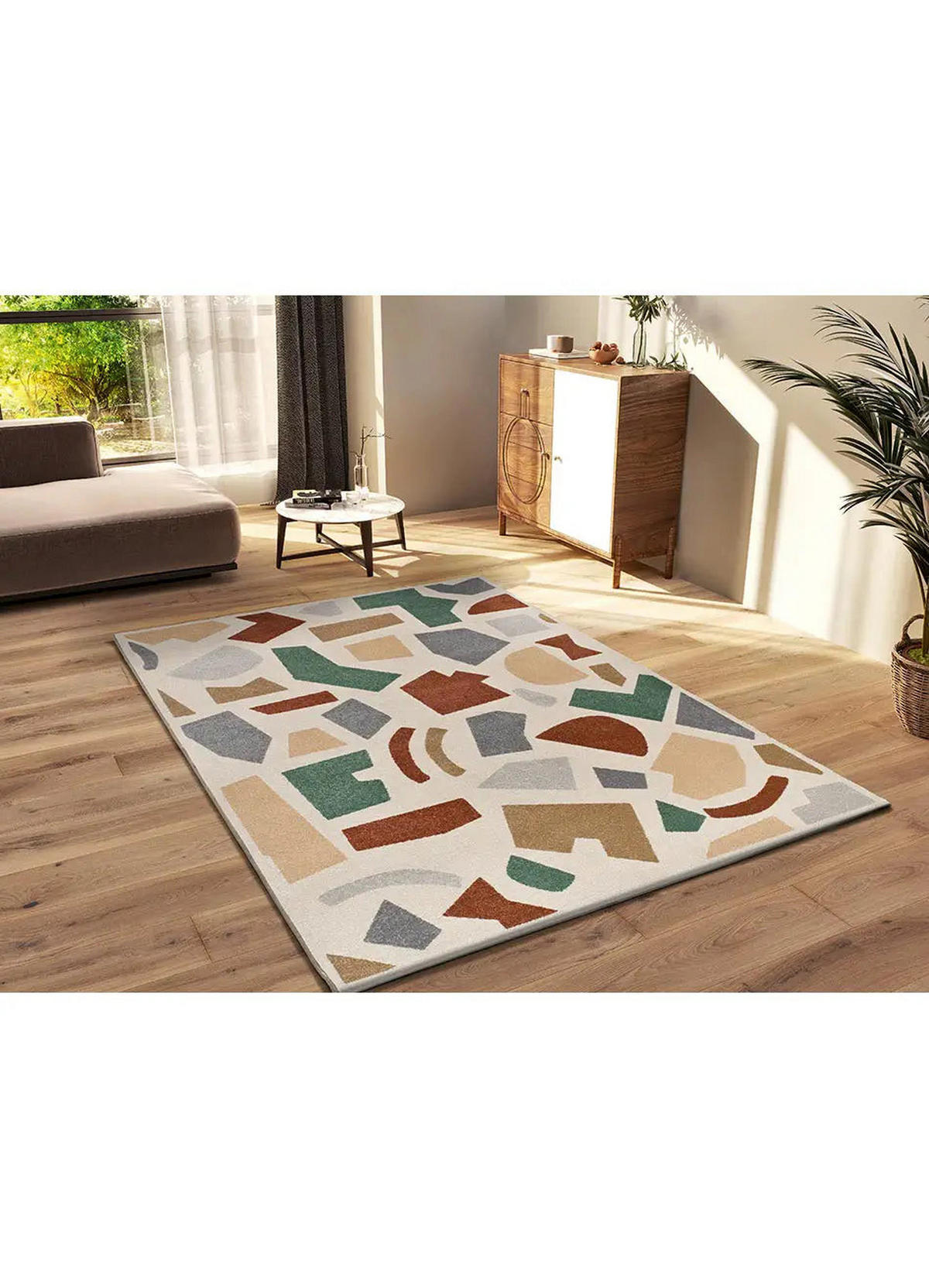 WEBTEPPICH Mehrfarbig Beruti 160/230 cm - Multicolor, Naturmaterialien/Textil (160/230cm) - Atticgo